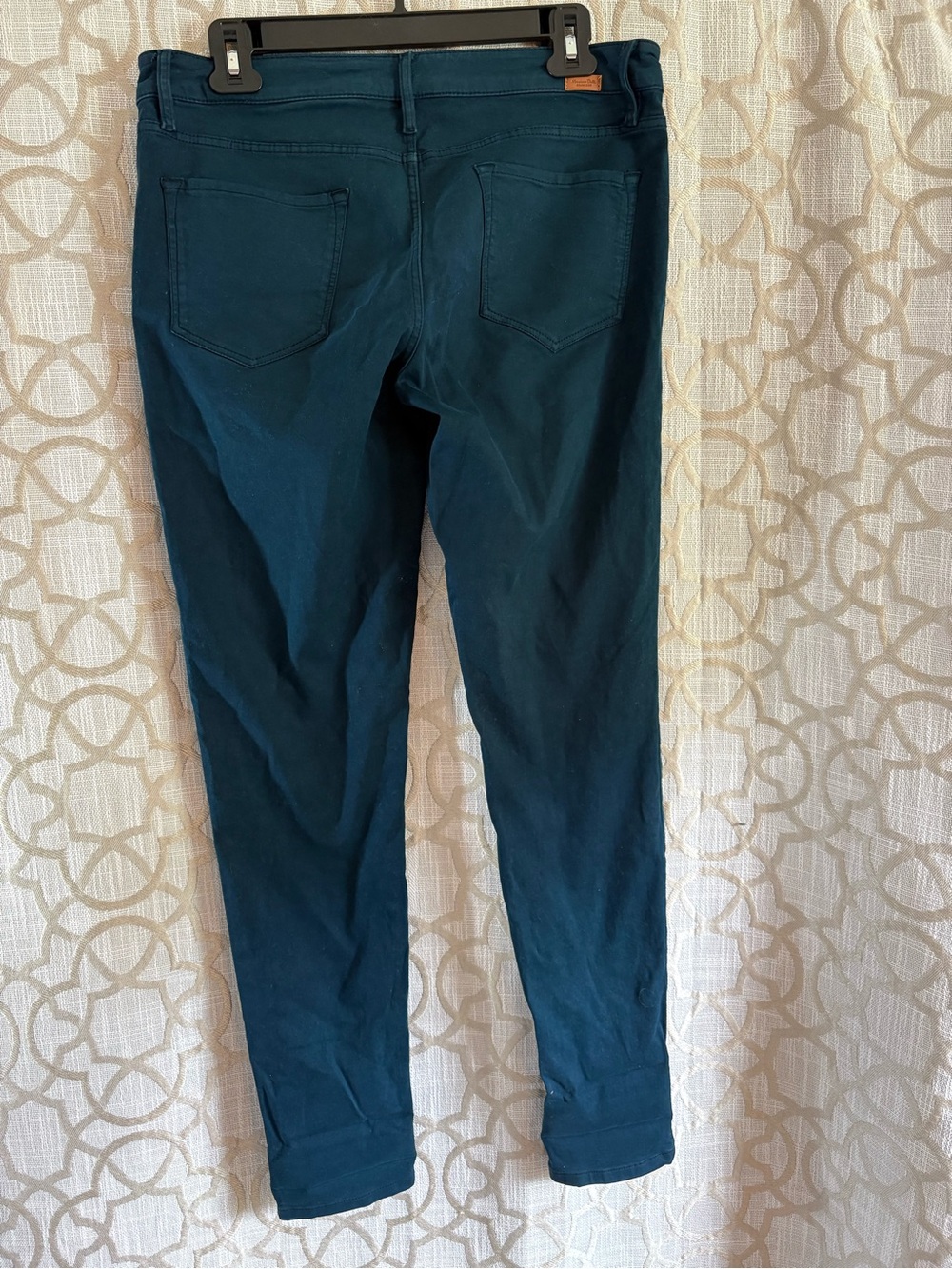 Massimo Dutti Teal Skinny Jeans